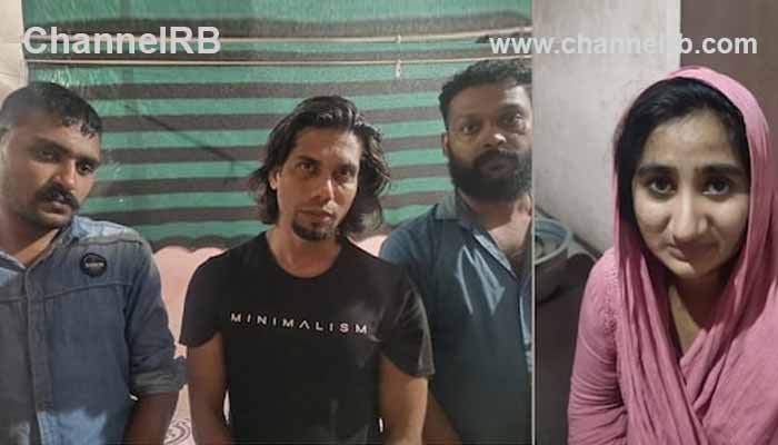 You are currently viewing കൈക്കുഞ്ഞുമായി യാത്രയ്ക്കിടയിൽ എം.ഡി.എം.എ കടത്താൻ ശ്രമം; ചെക്ക്പോസ്റ്റിൽ പിടിയിലായ ദമ്പതികളടക്കം നാലുപേർ അറസ്‌റ്റിൽ