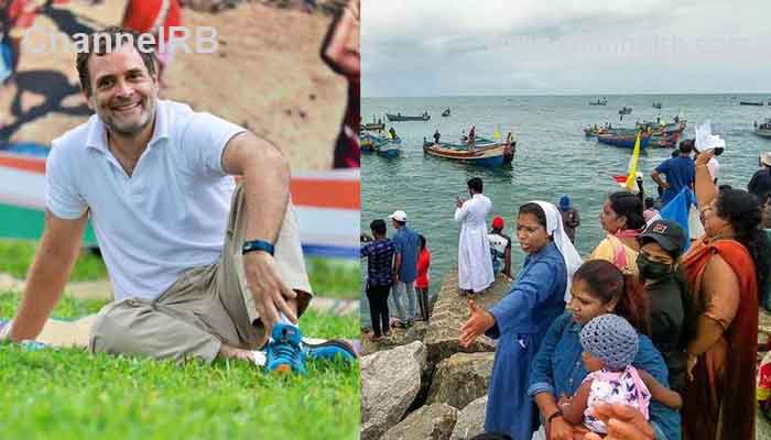 You are currently viewing രാജ്യത്തിൻ്റെ വികസനത്തിന് തുരങ്കം വെയ്ക്കാന്‍ രാഹുല്‍ ഗാന്ധി; വിഴിഞ്ഞം സമരക്കാര്‍‍ക്ക് പിന്തുണ, സമര മുഖത്തേക്ക് അടുപ്പിക്കില്ലെന്ന് കേരള പോലീസ്