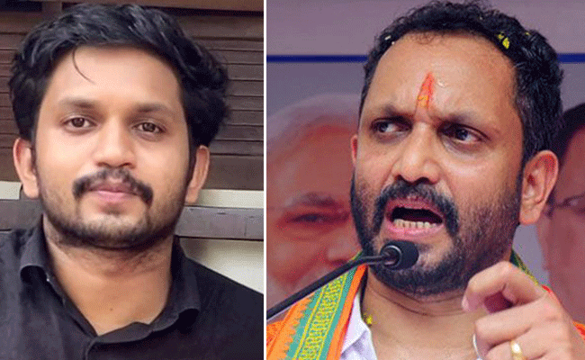 Read more about the article ജോലി നേടിയത് നിയമപരമായി; തെറ്റായ വാര്‍ത്തയെ നിയമപരമായി നേരിടും; മകൻ്റെ നിയമനവിവാദ ആരോപണങ്ങള്‍ തള്ളി കെ. സുരേന്ദ്രന്‍