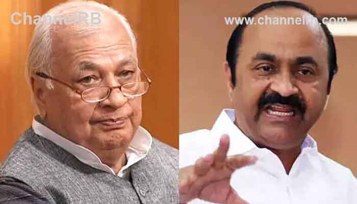 Read more about the article ഗവർണർ ഇല്ലാത്ത അധികാരം ഉപയോഗിക്കുന്നു; ഗവർണറും മുഖ്യമന്ത്രിയും തമ്മിൽ വ്യാജ ഏറ്റുമുട്ടലെന്നും ദൈവമൊന്നും അല്ലല്ലോയെന്നും വി.ഡി സതീശൻ