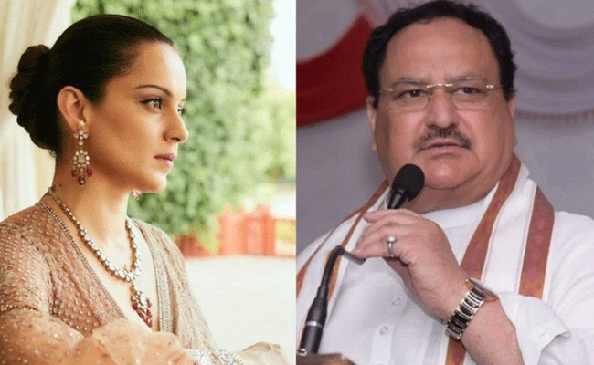 Read more about the article ബി.ജെ.പിക്ക് വേണ്ടി തെരഞ്ഞെടുപ്പിൽ  മത്സരിക്കാന്‍ ആഗ്രഹം; നടി  കങ്കണയുടെ ആഗ്രഹത്തിന് മറുപടിയുമായി ജെ.പി നദ്ദ