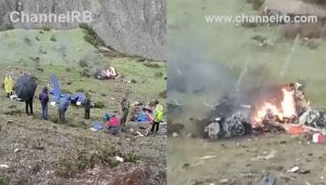 Read more about the article കേദാര്‍നാഥ് തീര്‍ത്ഥാടകര്‍ സഞ്ചരിച്ച ഹെലികോപ്റ്റര്‍ തകര്‍ന്നുവീണു; ആറുപേർ മരിച്ചു, അന്വേഷണം ആരംഭിച്ചു