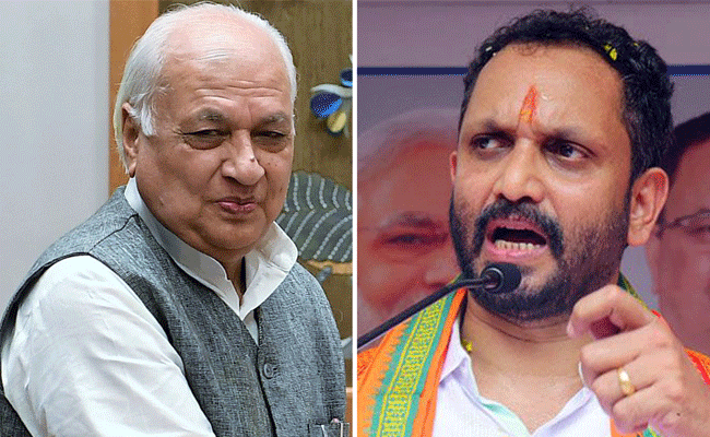 You are currently viewing ഗവര്‍ണര്‍ക്കെതിരായ സമരം നനഞ്ഞ പടക്കമാകും; തെരുവില്‍ നേരിടാനാണെങ്കില്‍ തിരിച്ചും പ്രതീക്ഷിക്കാം; ഗവർണർക്ക് പിന്തുണയുമായി കെ. സുരേന്ദ്രന്‍