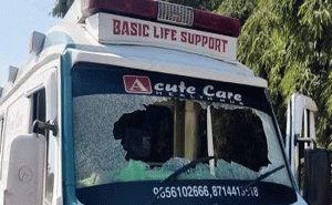 Read more about the article കോഴിക്കോട്ടുനിന്ന് ബിഹാറിലേക്ക് പോയ ആംബുലൻസിന് നേർക്ക് വെടിവെപ്പ്