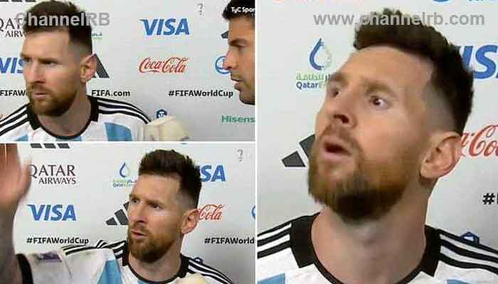 Read more about the article എന്താണ് നീ നോക്കുന്നത്, വിഡ്ഢി; കലിപ്പിച്ച്‌ മെസി, ഞാന്‍ എല്ലായ്‌പ്പോഴും എല്ലാവരേയേും ബഹുമാനിക്കുന്ന ഒരാളാണ്