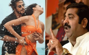 Read more about the article ദീപികയുടെ വസ്ത്രത്തിന്‍റെ നിറം കാവി; മധ്യപ്രദേശിന് പിന്നാലെ മഹാരാഷ്ട്രയിലും ഷാരൂഖ് ചിത്രം വിലക്കുമെന്ന് ബി.ജെ.പി