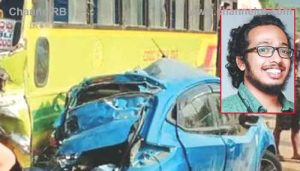 Read more about the article കര്‍ണാടകയില്‍ കാറപകടം; മൂന്നു മലയാളികൾ ഉള്‍പ്പെടെ നാല് വിദ്യാര്‍ഥികള്‍ മരിച്ചു