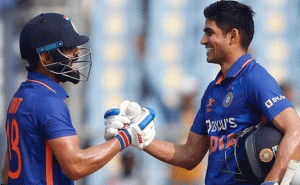 Read more about the article കാര്യവട്ടം ഏകദിനം: ഇന്ത്യക്ക് കൂറ്റൻ സ്‌കോർ; വിരാട് കോലി, ശുഭ്മാൻ ഗിൽ എന്നിവർക്ക് സെഞ്ചുറി