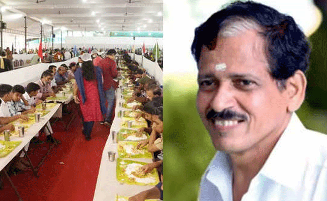 Read more about the article ഒരിക്കൽ സര്‍ക്കാര്‍ സമ്മര്‍ദം കൊണ്ടാണ് വീണ്ടും മേളക്ക് എത്തിയത്; നോണ്‍ വെജ് വിവാദത്തിന് പിന്നില്‍ വര്‍ഗീയ അജണ്ടയെന്ന് പഴയിടം മോഹനന്‍ നമ്പൂതിരി