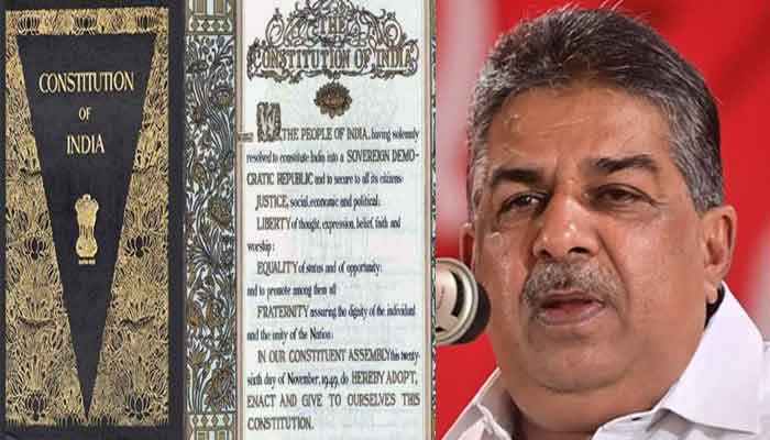 You are currently viewing പ്രസംഗം ഭരണഘടനാ വിരുദ്ധമല്ല; മന്ത്രി സജി ചെറിയാന് ആശ്വാസം, കേസ് അവസാനിപ്പിക്കുന്നതിന് എതിരായ തടസഹര്‍ജി തിരുവല്ലാ കോടതി തള്ളി