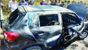 Read more about the article പെട്രോള്‍ ടാങ്ക് പൊട്ടാതിരുന്നിട്ടും തീ പെട്ടെന്ന് പടര്‍ന്നു; അന്വേഷണം തുടങ്ങി