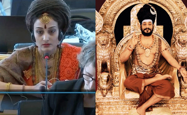 Read more about the article നിത്യാനന്ദയുടെ സാങ്കല്‍പിക രാജ്യത്തെ പ്രതിനിധി ഐക്യരാഷ്ട്ര സഭയിൽ; കൈലാസത്തില്‍ നിന്നുള്ള സ്ഥിരം അംബാസഡര്‍ എന്ന് വിശേഷണം