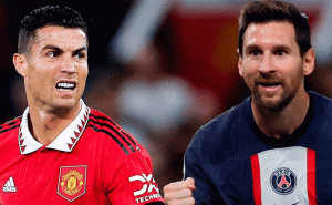 Read more about the article ഗോൾ നേട്ടത്തിൽ ക്രിസ്റ്റ്യാനോ റൊണാൾഡോയുടെ റെക്കോഡ് മറികടന്ന് ലയണൽ മെസ്സി