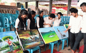 Read more about the article സമം സാംസ്കാരികോത്സവത്തിന് മുന്നാട്ട് നിറത്തിൽ ചാലിച്ച തുടക്കം; ചിത്രമെഴുത്തും ചിത്ര പ്രതിഭാ സംഗമവും നടന്നു