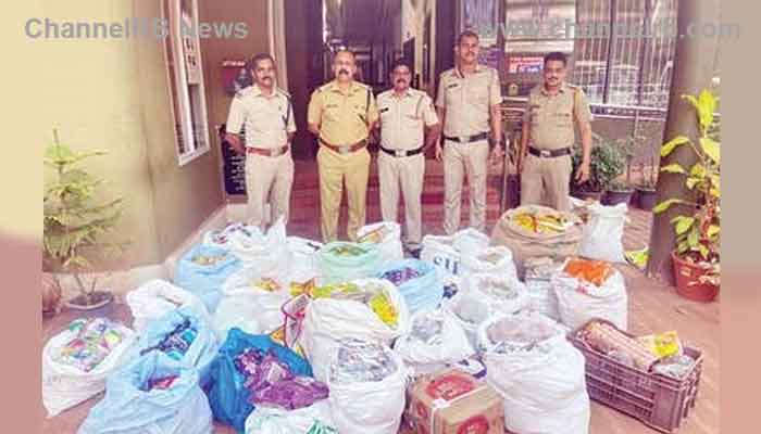 You are currently viewing ലഹരിവേട്ടയിൽ പാൻമസാല മുതൽ എം.ഡി.എം.എ വരെ; നിരോധിത പുകയില ഉത്പന്നം വിദ്യാനഗർ പോലീസ് പിടികൂടി