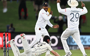 Read more about the article ആവേശകരം- അവിശ്വസനീയം; അവസാന പന്തില്‍ ശ്രീലങ്ക ന്യൂസിലന്‍ഡിനോട് പരാജയപ്പെട്ടു ; ഇന്ത്യക്ക് ലോക ടെസ്റ്റ് ചാംപ്യന്‍ഷിപ്പ് ഫൈനല്‍ യോഗ്യത