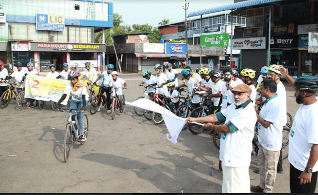 Read more about the article എൻ്റെ കേരളം പ്രദര്‍ശന വിപണന മേള 2023; ആവേശമായി സൈക്കിള്‍ റാലി