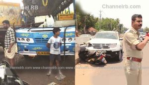 Read more about the article മഞ്ചേശ്വരം മജീര്‍പള്ളയില്‍ ബസും ടിപ്പര്‍ ലോറിയും കൂട്ടിയിടിച്ച് നാലുപേര്‍ക്ക് പരിക്ക്; മൊഗ്രാല്‍പുത്തൂരില്‍ സ്‌കൂട്ടറും കാറും അപകടത്തിൽ നവദമ്പതികള്‍ക്കും പരിക്കേറ്റു