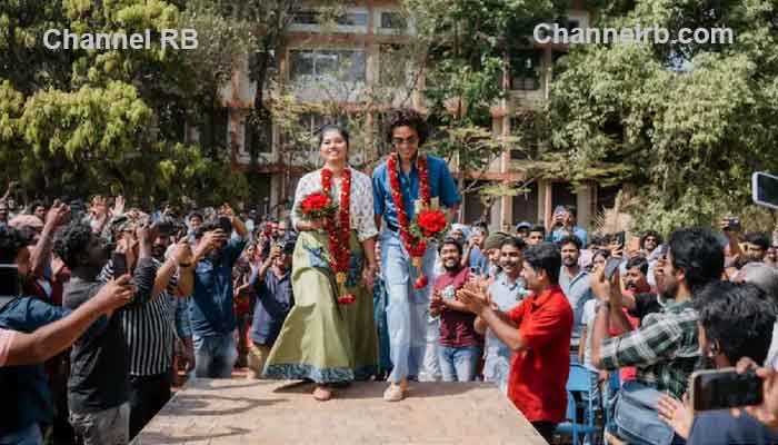 You are currently viewing സുരേശേട്ടനും സുമലത ടീച്ചർക്കും കല്യാണം; ബൊക്കെയും പൂമാലയുമായി കാൽതൊട്ട് അനുഗ്രഹം വാങ്ങി താരങ്ങൾ