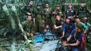 Read more about the article ‘സന്തോഷിക്കേണ്ട ദിനം’; നാൽപത് ദിവസം മുമ്പ് ആമസോണ്‍ വനത്തില്‍ കാണാതായ കുട്ടികളെ ജീവനോടെ കണ്ടെത്തി, രക്ഷപ്പെട്ടവരിൽ ഒരു വയസുളള കുട്ടിയും