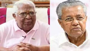 Read more about the article തീരുമാനങ്ങളിൽ ഉറച്ചുനിൽക്കാനുളള നിശ്ചയദാർഢ്യം; കണിശതയും കാർക്കശ്യവും കൊണ്ട് വ്യത്യസ്തൻ, വക്കം പുരുഷോത്തമൻ്റെ നിര്യാണത്തില്‍ മുഖ്യമന്ത്രി അനുശോചിച്ചു