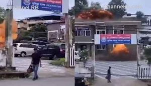 Read more about the article വൈറലാകാൻ പൊലീസ് സ്റ്റേഷനിൽ ബോംബിടുന്ന വീഡിയോ നിർമിച്ച് പ്രചരിപ്പിച്ച അഞ്ചുപേർ അറസ്റ്റിൽ