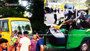 Read more about the article ബദിയടുക്കയിൽ  വാഹന അപകടത്തിൽ അഞ്ചുപേർ മരിച്ചു;  കൂട്ടിയിടിച്ചത് സ്‌കൂൾ ബസും ഓട്ടോറിക്ഷയും, ദുരന്തത്തിൻ്റെ നടുക്കത്തിൽ ഒരുനാട്‌