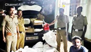 Read more about the article നിരോധിത പുകയില ഉല്‍പന്നങ്ങള്‍ കടത്തുമ്പോൾ ഒറ്റദിവസം 140 കിലോ പിടികൂടി; കഴിഞ്ഞ ഒരു മാസത്തിനിടയില്‍ 900 കിലോയോളം പുകയില ഉല്‍പന്നങ്ങള്‍ മഞ്ചേശ്വരം ചെക്ക് പോസ്റ്റില്‍ പിടികൂടിയത്