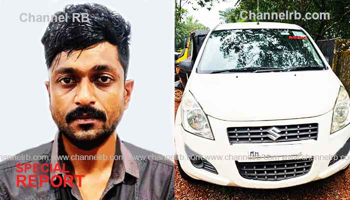 You are currently viewing കഞ്ചാവ് കടത്തിലെ പ്രമുഖൻ ഓടി രക്ഷപ്പെട്ടു; കാറില്‍ കടത്തിയ 90 കിലോ കഞ്ചാവുമായി ഒരാൾ അറസ്റ്റില്‍, പിടികൂടിയത് പൊലീസ് ജീപ്പുകള്‍ കാറിന് കുറുകെയിട്ട്