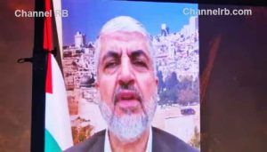 Read more about the article മലപ്പുറത്ത് സംഘടിപ്പിച്ച പലസ്തീന്‍ ഐക്യദാര്‍ഢ്യ പരിപാടിയില്‍ ഓണ്‍ലൈനായി ഹമാസ് നേതാവ്; സയണിസ്റ്റ്- ഹിന്ദുത്വ വംശീയതയ്ക്കെതിരെ അണിചേരുക എന്ന മുദ്രാവാക്യം ഉയർത്തിയാണ് പരിപാടി