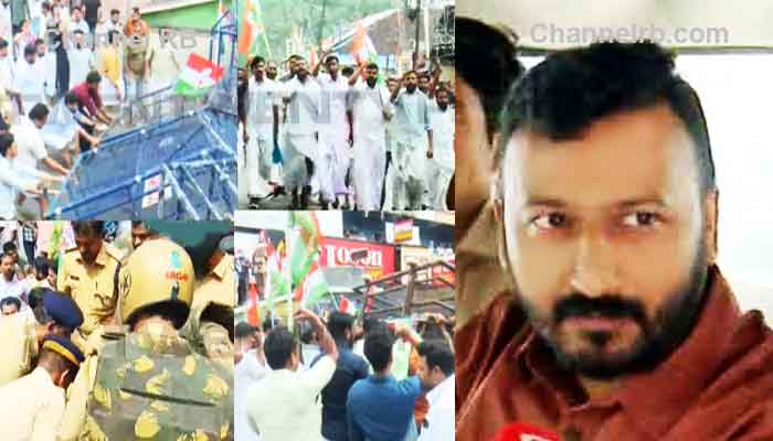 You are currently viewing രാഹുൽ മാങ്കൂട്ടത്തിൽ റിമാണ്ടിൽ; വ്യാപക പ്രതിഷേധവുമായി യൂത്ത് കോൺഗ്രസ്, പൊതുമുതൽ നശിപ്പിച്ചത് അടക്കമുള്ള ജാമ്യമില്ലാ വകുപ്പ് പ്രകാരമാണ് കേസ്