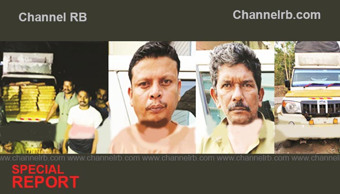 You are currently viewing പിക്കപ്പ് വാനില്‍ കടത്തി കൊണ്ടു വന്ന 107 കിലോ കഞ്ചാവ് പിടികൂടി; രണ്ടുപേര്‍ അറസ്റ്റില്‍