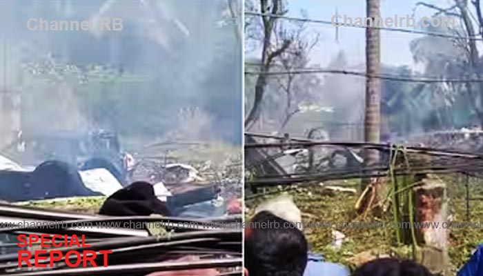 Read more about the article തൃപ്പുണിത്തുറയിൽ പടക്ക ശേഖരത്തിൽ ഉഗ്രസ്ഫോടനം; ദുരന്ത ഭൂമിയായി നാട് നടുങ്ങി, ഒരാൾ മരിച്ചു; നാലുപേരുടെ നില ഗുരുതരം, 16 പേര്‍ക്ക് പരിക്കേറ്റു