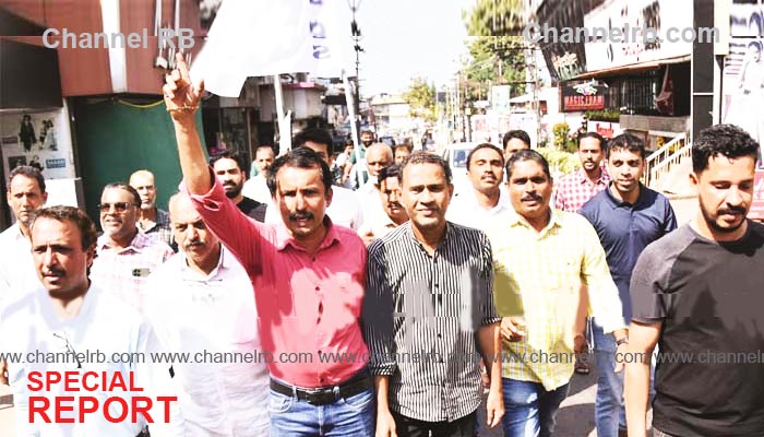 You are currently viewing സംസ്ഥാനത്ത് കടയടപ്പ് സമരം പൂര്‍ണ്ണം; കാസര്‍കോട് ജില്ലയിലും വ്യാപാരികള്‍ പ്രകടനം നടത്തി, ചെറുതും വലുതുമായ കടകൾ അടഞ്ഞു