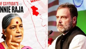 Read more about the article കോൺഗ്രസിൻ്റെ ദേശീയ മുഖമായ നേതാവിനെ വെറുമൊരു കേരള കോൺഗ്രസുകാരൻ ആക്കാൻ ശ്രമം: ആനിരാജ