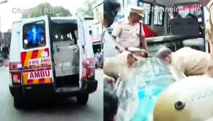 Read more about the article കൊല്ലപ്പെട്ട ഇന്ദിരയുടെ മൃതദേഹം ബലമായി പിടിച്ചെടുത്ത് ഇടുക്കിയില്‍ പോലീസ് നടപടി; സമരപ്പന്തല്‍ പൊളിച്ച്‌ മാറ്റി