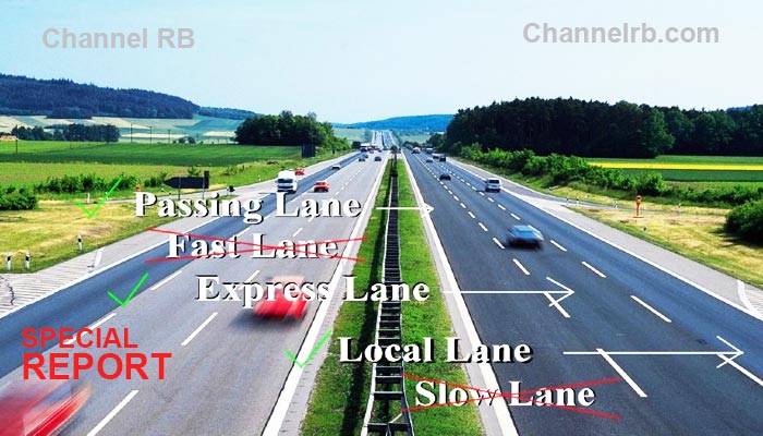 You are currently viewing ഇടതുവശമുള്ള പാത വേഗം കുറഞ്ഞ വാഹനങ്ങള്‍ക്ക്; മള്‍ട്ടി ലെയിന്‍ പാതയില്‍ ഡ്രൈവര്‍മാര്‍ ശ്രദ്ധിക്കേണ്ട കാര്യങ്ങള്‍