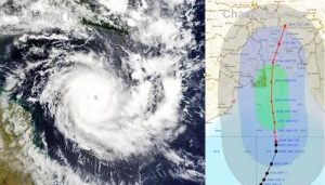 Read more about the article റിമാല്‍ ചുഴലിക്കാറ്റ് കരതൊട്ടതോടെ വ്യാപകനാശം വിതച്ചു,  120 കി.മീ വേഗത്തില്‍ വീശുന്നത്; അതീവ ജാഗ്രതാ നിര്‍ദേശം, ബംഗാളിലെ തീരപ്രദേശങ്ങളില്‍ റെഡ് അലേര്‍ട്ട് പ്രഖ്യാപിച്ചു