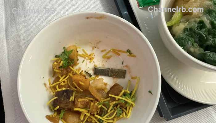 You are currently viewing എയര്‍ ഇന്ത്യ വിമാനത്തിലെ ഭക്ഷണത്തില്‍ ബ്ലേഡ്; നഷ്‌ട പരിഹാരമായി സൗജന്യ ബിസിനസ് ക്ലാസ് യാത്ര