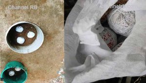 Read more about the article തിരുവനന്തപുരം കുളത്തൂർ മാർക്കറ്റിൽ നാടൻ ബോംബുകൾ; പോലീസും ബോംബ് ഡിറ്റക്ഷൻ സ്‌ക്വാഡും സ്ഥലത്തെത്തി നിർവീര്യമാക്കി