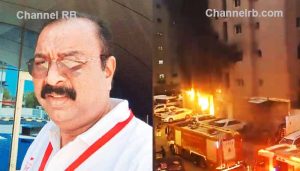 Read more about the article നളിനാക്ഷൻ്റെ ജീവൻ കാത്ത് വാട്ടർടാങ്ക്; കത്തിയെരിയുന്ന കെട്ടിടത്തിൻ്റെ മൂന്നാം നിലയിൽ നിന്ന് താഴേക്ക് ചാടി, പരിക്കുകളോടെ രക്ഷപ്പെട്ട് ചികിത്സയിൽ