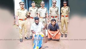 Read more about the article കള്ളത്തോക്കും കാട്ടുപന്നിയുടെ ഇറച്ചിയും; രണ്ടുപേർ പിടിയിൽ, നായാട്ട് നടത്തിയാണ് കാട്ടുപന്നിയെ പിടികൂടിയതെന്ന് പ്രതികൾ