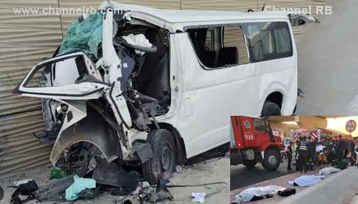 Read more about the article ഇന്ത്യൻ തൊഴിലാളികൾ സഞ്ചരിച്ച വാഹനം അപകടത്തിൽപെട്ടു; ആറുപേർ സംഭവസ്ഥലത്ത് മണപെട്ടു; മറ്റുള്ളവർ ചികിത്സയിൽ