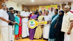 Read more about the article തൃക്കരിപ്പൂർ ഗ്രാമ പഞ്ചായത്തിൽ പൂർത്തീകരിച്ച അറുപത് ലൈഫ് വീടുകൾ ഗുണഭോക്താക്കൾക്ക് കൈമാറി