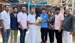 Read more about the article കേരള ജൂനിയര്‍ ഫുട്ബോള്‍ ടീമംഗം മുഹമ്മദ് ഫസാന് സ്വീകരണം നല്‍കി
