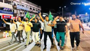 Read more about the article മഞ്ചേശ്വരം കോഴക്കേസ് വിധി; മുസ്‌ലിം യൂത്ത് ലീഗ് കാസർകോട് നഗരത്തിൽ പ്രതിഷേധ പ്രകടനം നടത്തി