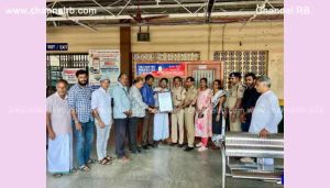 Read more about the article റെയിൽമൈത്രി പോലീസിന് കാസറഗോഡ് റെയിൽവേ പാസ്സഞ്ചർസ് അസോസിയേഷൻ അവാർഡ്