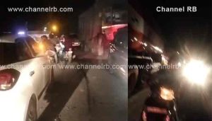 Read more about the article തെക്കിൽ ദേശിയ പാതയിലെ അപകടത്തിൽ വിറങ്ങലിച്ച് നാട്; സ്കൂട്ടറിൽ നിന്നും തെറിച്ചുവീണ സ്ത്രീയുടെ ദേഹത്തിലൂടെ ലോറി കയറിയിറങ്ങി