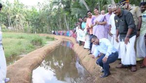 Read more about the article ഇനി ഞാൻ ഒഴുകട്ടെ മൂന്നാംഘട്ടം ജില്ലാതല ഉദ്ഘാടനം നടന്നു; മടിക്കൈ വയൽതോടിന് പുനർജന്മം
