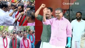 Read more about the article പെരിയ കേസിൽ അകത്തായ സി.പി.എം നേതാക്കൾ നാലുപേരും ജയിലിൽ നിന്നും പുറത്തിറങ്ങി; മുതിർന്ന നേതാക്കൾ സ്വീകരിച്ചു